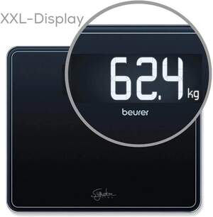 Весы напольные электронные Beurer GS-410-Signature-Line-Black 200 кг черные