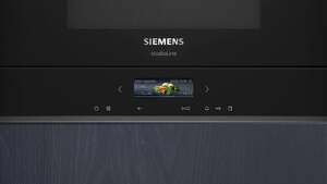 Встраиваемая микроволновая печь Siemens BE732L1B1 21 л черная