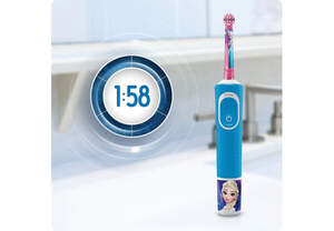 Детская электрическая зубная щетка Oral-B D100-413-2K-Frozen